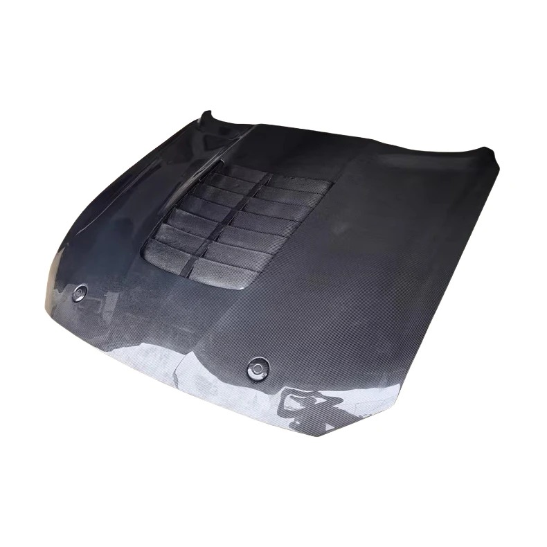 GT500 Style Carbon Fiber Fibre Front Engine Bonnet Hood Vent for Mustang